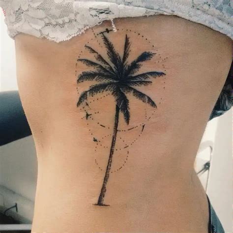 palmera tatuaje|100 inspiradores tatuajes de palmeras